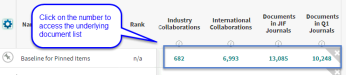 Screenshot for baseline for pinned items