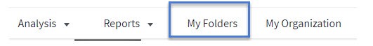 screenshot of my folders tab